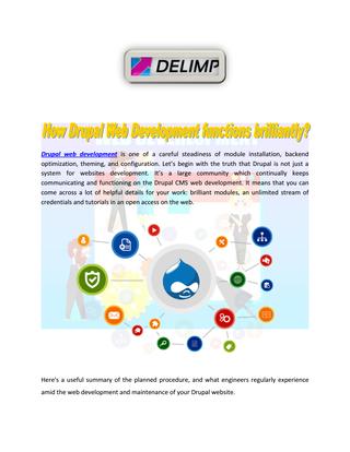 Drupal Web Development – To Build Your Website With Perfection